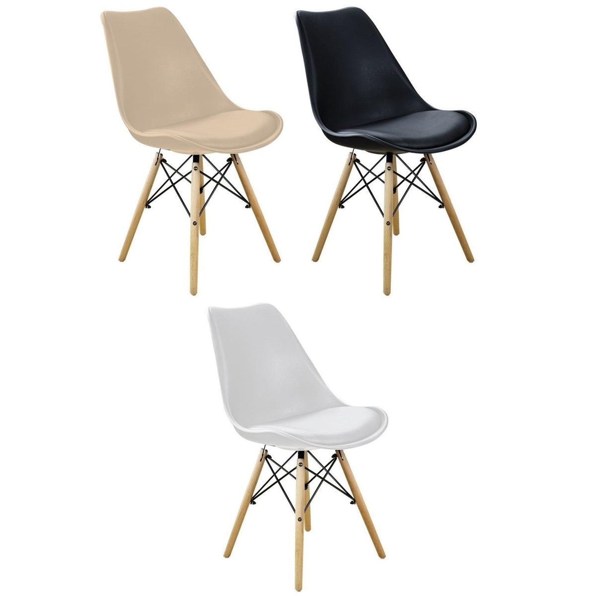 Poltrona sedia attesa beige bianco nero POSTQUAM NORDIC