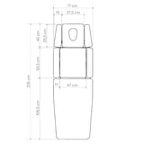 imensione con braccioli: 205x71x95 (h) cm.
Motori 2 che regolano l'altezza e sezione centrale.
Foro viso.
Regolazione manuale: Sì, 2 pistoni gas e 1 molla gas.
Blocco sicurezza motore.
Standby motori 5s.
Imbottitura 7 cm.
Bordi arrotondati.
Lettino riscaldato elementi riscaldanti XL.
Resistenza alla fiamma.
LED: Luce a LED bianca integrata nel telaio.
Opzional: Portarotolo e coprilettino.Imbottitura: 5 cm.
Peso Max: 250 kg.
Materiali: Vinile e metallo.
Colori: Grigio (NRUNEVO5s.2.A66.TL.EVO).