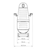 Dimensione con braccioli: 193x82,5x92 (h) cm. Motori: Si 4 motori Braccioli estraibili: Si, pieghevoli Foro viso: Si, cuscino poggiatesta 13.5 x 9 cm. Imbottitura: 9 cm. Peso Max: 175 kg. Materiali: PU e metallo. Colori: Bianco (B-LIGHT502.4.A26) e Nero (B-LIGHT502.4.A66).