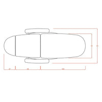 Dimensione con braccioli: 188x80x118 (h) cm. Motori: Si 3 motori per regolazione dell’altezza, l'inclinazione dello schienale e della seduta. Pistone a gas: Si. Peso Max: 180 kg. Materiali: PU e metallo. Colori: Bianco 3 motori 2240.3.A26).