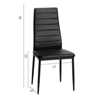 Poltroncina da sala d'attesa dal design elegante ed ergonomico. Rivestimento seduta in bianco e nero di alta qualità e base con struttura di legno.  CARATTERISTICHE: Dimensioni: 40x47x89 cm Dimensioni base: 40x47x52 cm Colori: Bianco (IDMHOMECH011PISAWH) e Nero (IDMHOMECH011PISABL).