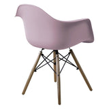 Poltroncina da sala d'attesa dal design elegante ed ergonomico. Rivestimento seduta in rosa, bianco e grigio di alta qualità e base con struttura di legno.  CARATTERISTICHE: Dimensioni: 65.5x64x83 cm Dimensioni base: 65.5x64x45.5 cm Colori: Bianco (IDMHOMECH002WH), Rosa (IDMHOMECH002PI) e Grigio (IDMHOMECH002GREY).