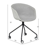 Poltroncina da sala d'attesa dal design elegante ed ergonomico. Rivestimento seduta in bianco e grgio di alta qualità e base con struttura di metallo.  CARATTERISTICHE: Dimensioni: 56x56x81cm Dimensioni base: 56x56x46 cm Colori: Bianco (IDMHOMECH015WH) e Grigio (IDMHOMECH015GREY). Struttura: metallo.