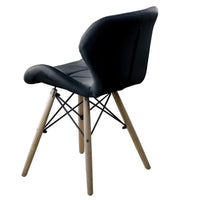 Poltroncina da sala d'attesa dal design elegante ed ergonomico. Rivestimento seduta in bianco, nero o beige di alta qualità e base con struttura di legno.  CARATTERISTICHE: Dimensioni: 54.5x53x71 cm Dimensioni base: 54.5x53x45.5 cm Colori: Bianco (IDMHOMECH003WH), Nero (IDMHOMECH003BL) e Beige (IDMHOMECH003BE). Struttura: Legno.