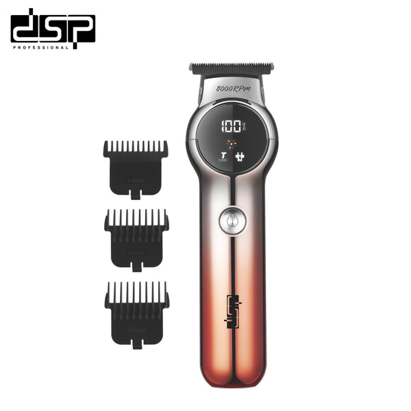 Questa tosatrice può essere utilizzata anche per la barba.

Regola barba con lame più larghe e e motore da 8000 giri per minuto con tempo di ricarica di 2 ore e durata oltre 180 minuti.

Si può regolare l'altezza di taglio fino a 4.5 mm, utilizzando i rialzi inclusi.


La tagliacapelli è interamente in plastica, di colore argento.


Tagliacapelli a basso consumo ma, allo stesso tempo molto perfomante.


CARATTERISTICHE:

Tempo ricaica: 2 ore.
Batteria: 1200 mah.
Durata: superiore ai 180 minuti.
Velocità: fi
