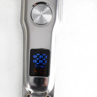 Cortapelos plateado ajustable display hasta 3 mm 7000 rpm 600 mah 1 hora DSP 90376 inalámbrico para barba pelo peluquero barbero
