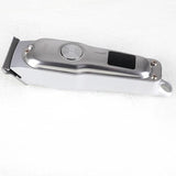 Cortapelos plateado ajustable display hasta 3 mm 7000 rpm 600 mah 1 hora DSP 90376 inalámbrico para barba pelo peluquero barbero