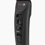 Cordless hair clipper gray black metal adjustable dlc 0.8 19 mm 7000 rpm 300 min BABYLISS FX3 FXX3CBE for beard hair hairdresser barber