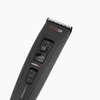 Cordless hair clipper gray black metal adjustable dlc 0.8 19 mm 7000 rpm 300 min BABYLISS FX3 FXX3CBE for beard hair hairdresser barber