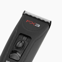 Cordless hair clipper gray black metal adjustable dlc 0.8 19 mm 7000 rpm 300 min BABYLISS FX3 FXX3CBE for beard hair hairdresser barber