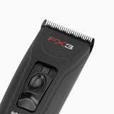 Cordless hair clipper gray black metal adjustable dlc 0.8 19 mm 7000 rpm 300 min BABYLISS FX3 FXX3CBE for beard hair hairdresser barber
