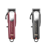 CARATTERISTICHE: Tempo ricaica: 180 min. Durata: 180 min. Cordless: Si. Materiali: ABS. Colore: Nero e bordeaux . Lama: inox regolabile tramite leva. Rialzi: Si, 4. Utilizzabile con e senza filo: Si Display: No.