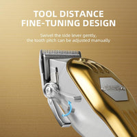Questa tosatrice può essere utilizzata anche per la barba anche se più indicato per rasare la testa.  	CARATTERISTICHE:      Tempo ricaica: 3 ore.     Durata: 3 ore.     Materiali: Alluminio anodizzato.     Colore: Oro.     Lama inox: Si.     Altezza di taglio: 0.5-1.0 mm fino a 19 mm con rialzi.     Rialzi: SI, 8 (1.5-3-4.5-6-10-13-16-19mm)