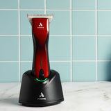 Ampliate le vostre possibilità con Andis Pulse ZR II Red Wide. Grazie alla testina di taglio extra-larga, potrete tagliare più velocemente che mai con un minor numero di passaggi.

La nuova serie di tosatrici Andis Pulse ZR II si distingue per l'autonomia notevolmente più lunga, che arriva fino a 3 ore. Vi forniamo una seconda batteria che si ricarica in 2 ore nella stazione di ricarica.

Andis Pulse ZR II Wide è quindi progettata per un utilizzo che dura tutto il giorno.

Grazie alle cinque diverse imposta