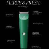 Vi presentiamo l'acclamato Andis Vida CTA-1, il TRIMMER perfetto per rifinire il look in occasione delle esposizioni e per la tosatura parziale, ma che può certamente essere utilizzato anche per la tosatura completa su mantelli ben curati.

Grazie al suo profilo sottile, il TRIMMER si adatta perfettamente alla mano, facilitando il controllo anche con animali irrequieti.&nbsp;

Gli stili moderni richiedono tosatori leggeri e all'avanguardia, e il tosatore ibrido Andis USB-C è la soluzione ottimale in questo 