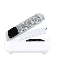 Ottimo aspiratore polveri professionale da tavolo, con batteria ideale per l'utilizzo a domicilio o in casi dove non si ha possibilità di utilizzare modello con filo, potenza di aspiazione molto forte da 80w ed il filtro estraibile, filtro di ricambio incluso.  POTENZA: 80W  FILTRO ESTRAIBILE: SI, 2 in dotazione.  BATTERIA: SI, è possibile ricaricarlo ed utilizzarlo senza filo.  REGOLAZIONE: Si, è possibile regola la velocità di aspirazione.